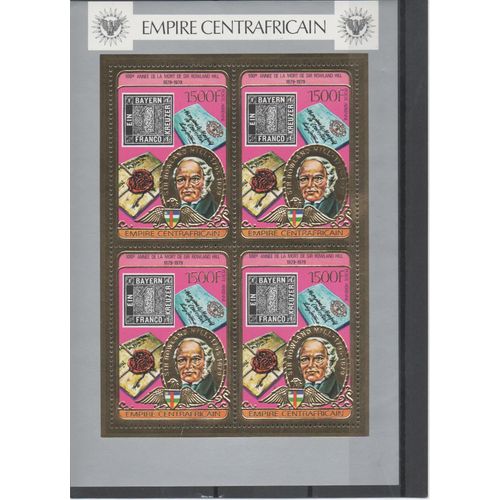 Centrafrique Bloc Sir Rowland Hill