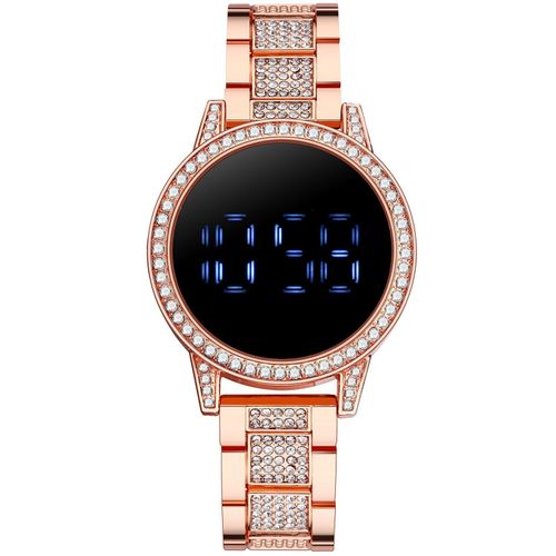 Montre De Luxe Étanche Pour Femmes, Quartz Décontracté, Bracelet En Acier Inoxydable, Diamants D'affaires, Mode Or Rose, Romantique