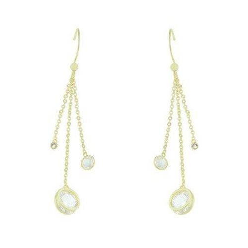 Boucles D'oreilles En Forme D'étoile À N¿Ud Papillon Pour Femmes, En Laiton, Bijoux Faits À La Main, Couleur Or