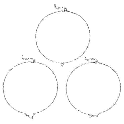 12 Pendentifs Constellation Alphabet Ancien Anglais, Collier Multicouches Femmes Filles, Bijoux De Mariage