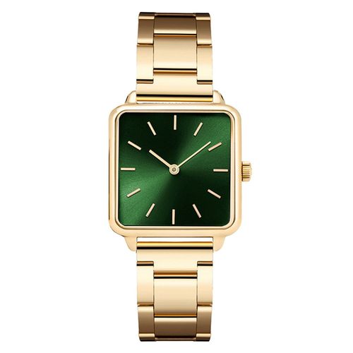 Montres À Quartz Pour Femmes, Avec Bracelet En Cuir, Carré, Ceinture, Minimaliste, Mode Ultra Mince, Haut De Gamme De Luxe