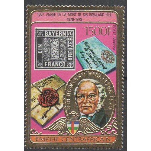 Centrafrique Timbres Sir Rowland Hill