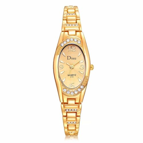 Montre En Or Rose Pour Femmes, Bracelet Élégant Avec Strass, À La Mode, Relogio Feminino, Reloj Mujer Bayan Kol Saati