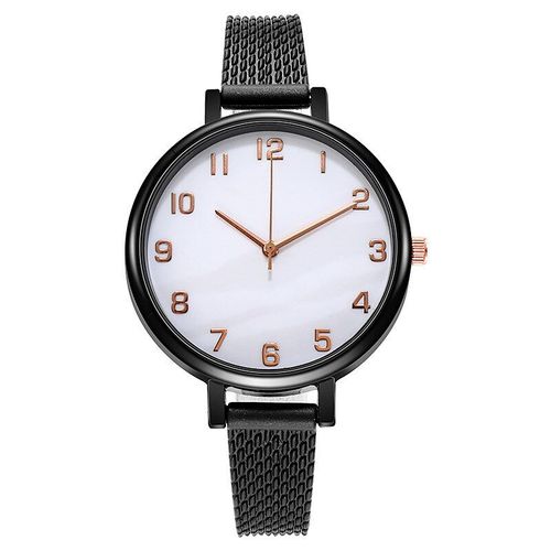 Montre À Quartz Pour Hommes, Ultra Mince, Bracelet En Métal, De Luxe, Pour Fête, Banquet, Romantique, Rose Or