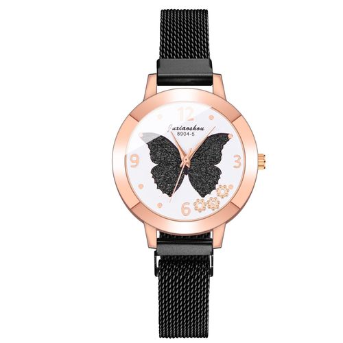 Montre Bracelet À Quartz Pour Femmes, Jxs08, Bracelet En Acier Inoxydable, Rotation, Mode, Or Rose, Bracelet De Luxe Romantique
