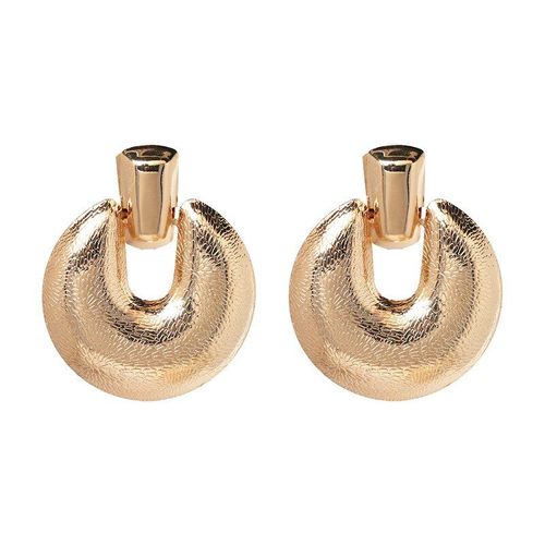 Boucles D'oreilles Vintage, Grandes Formes Géométriques, Pendentif Doré Pour Femmes, Breloque De Fête, En Métal, Bijoux Suspendus