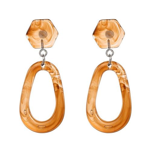 Boucles D'oreilles Géométriques En Résine Pour Femmes, Nouvelle Marque, Vintage, Boho, Fête De Mariage, Bijoux À La Mode, Pendentif, Breloque