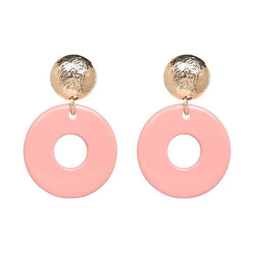 Maxi Bijoux De Mariage En Résine Pour Femmes, 8 Couleurs, Pendentif En Alliage Doré