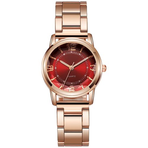 Montre À Quartz Pour Femmes, Bracelet Lumineux En Acier, Alliage De Verre, Cadran Vert, Marque Simple