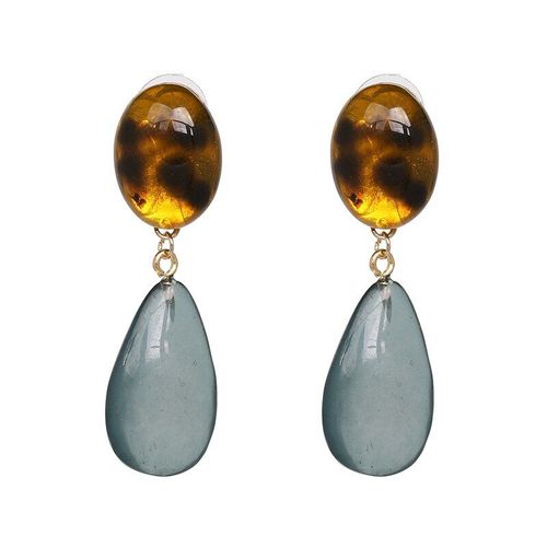 Boucles D'oreilles En Résine Pour Femmes, Grand Pendentif, Style Bohème, Bijoux De Fête De Mariage, Vente En Gros, Nouvel Arrivage