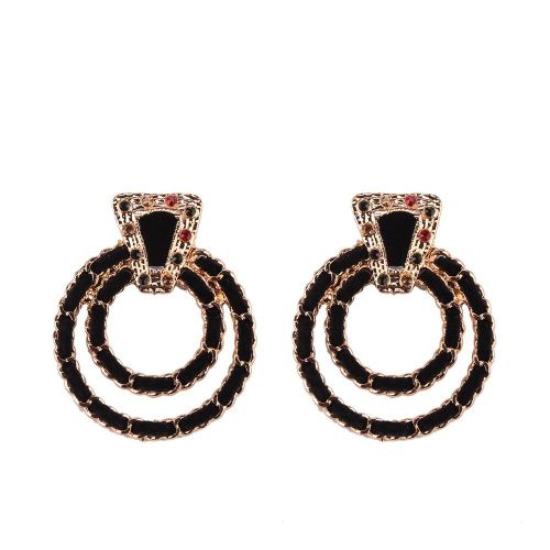 Boucles D'oreilles En Cristal Noir Pour Femmes, Style Bohème, Nouvelle Mode, Double Couche, Pendentif Rond, Breloques, Bijoux De Mariage