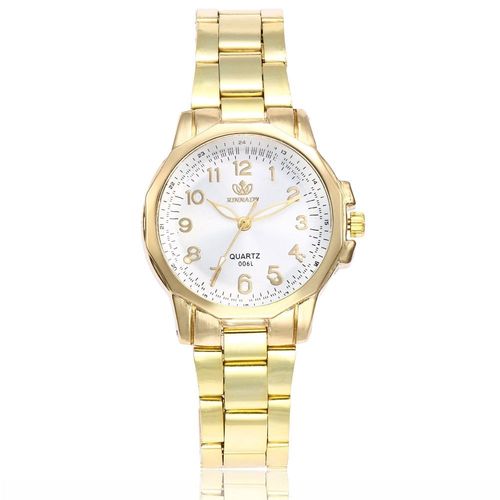 Montre De Luxe Pour Hommes Et Femmes, Quartz Décontracté, Bracelet En Acier Inoxydable, Analogique, Or Rose 30