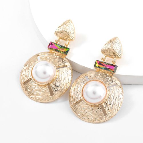 Boucles D'oreilles En Métal Pour Femmes, Nouveau Design, Punk, Couleur Or, Bohème, Pendentif En Métal, Perle, Dangle, Vintage, Mode, Bijoux Cadeau