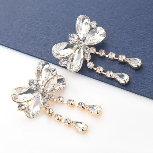 Boucles D'oreilles Pendantes En Cristal Pour Femmes, Grand Bijou Long Et Transparent De Haute Qualité, Nouveau Design De Luxe, 2021