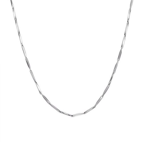 Collier En Acier Inoxydable Pour Hommes Et Femmes, Chaîne En Losange Et Melon, Pendentif Ras Du Cou, Bijoux Bon Marché, Vente En Gros