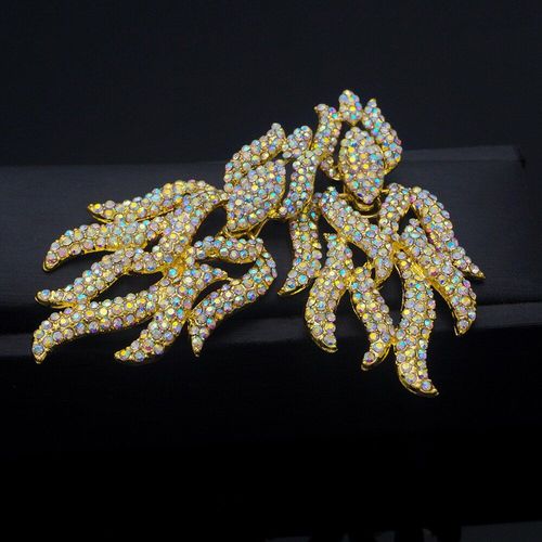Boucles D'oreilles En Zircon Doré Et Cristal Pour Filles, Élégantes, Nouvelle Collection, Offre Spéciale