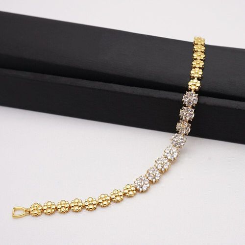 Bracelet Blanc En Cristal Autrichien Pour Femmes, Chaîne En Forme De C¿Ur, À La Mode, Vente En Gros, Nouveauté