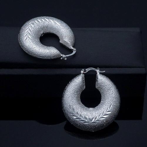 Boucles D'oreilles Pendantes En Métal Pour Femmes, Uniques, Couleur Or Et Argent, Bijoux Tendance, Nouvelle Collection, E33