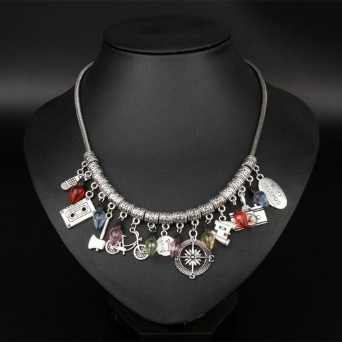 Collier Avec Pendentif De Stranger Things Pour Hommes Et Femmes, Demodog, Demogorgon, Dustin, Enderson, Breloque, Amis, Ne Mentent Pas, Ras Du Cou