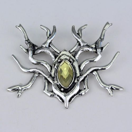 Broche Araignée Seigneur Des Elfes Roi Thranduil, Broche En Strass, Vintage, En Bois De Miroir, Pour Hommes Et Femmes, Cadeau