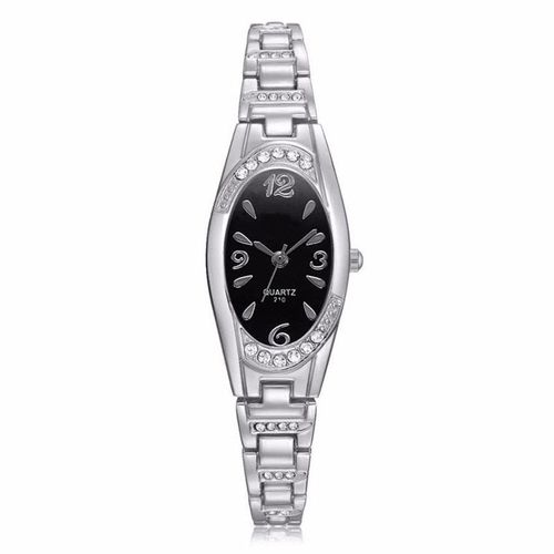 Montre À Quartz Avec Strass Pour Femmes, Bracelet Élégant, À La Mode, Cadeau Simple Et Élégant