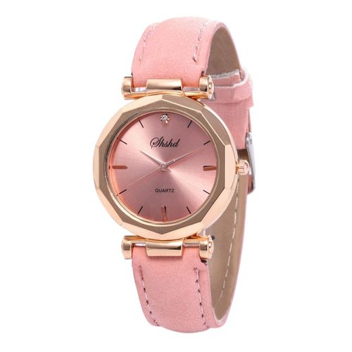 Montre Bracelet En Cuir Pour Femmes, Décontractée, Analogique, Cristal, Quartz, Luxe, 2020