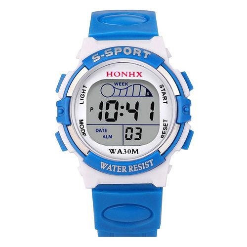 Montres Numériques Pour Enfants, Rose, Bracelet En Silicone, Pour Garçons Et Filles, Alarme Électronique, Mignon Pour Écoliers, Horloge Led Simple