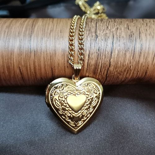 Collier Doré Avec Pendentif En Forme De C¿Ur, Collier Ras Du Cou En Forme De Croix, Pour Femmes Et Hommes