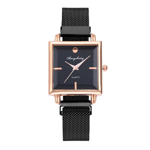 Montre Bracelet En Acier Inoxydable Pour Femmes, Quartz Décontracté, Fleur Strass, Mode, Or Rose, Luxe Romantique