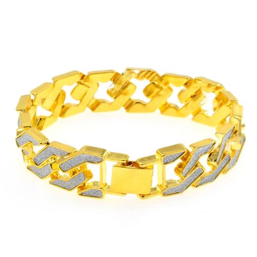 Bracelet De Chaîne À Maillons En Acier Inoxydable Pour Homme Et Femme, Breloques Multicolores, Style Hip Hop, Tendance