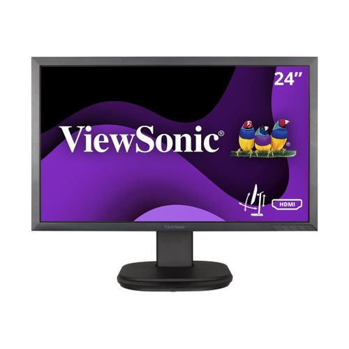 ViewSonic VG2439Smh - Écran LED - 24" (23.6" visualisable) - 1920 x 1080 Full HD (1080p) - VA - 250 cd/m² - 3000:1 - 5 ms - HDMI, VGA, DisplayPort - haut-parleurs