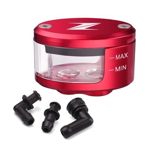 Tasse De Réservoir D'huile Pour Moto,Frein Et Embrayage Pour Kawasaki Z400 2019 Z900 Z1000 Z800 Z750 Z300 Z650 - Type Red