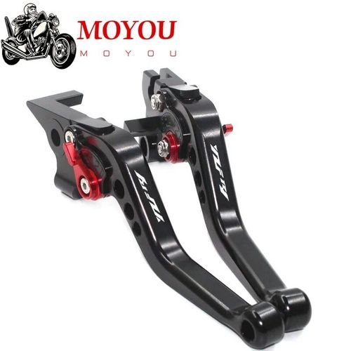 Pour Yamaha Yzf R1 Yzf-R1 Yzfr1 R1 2002 2003 Moto Court Cnc Réglable Frein Leviers D'embrayage - Type Black-B