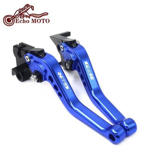 Leviers De Frein Et D'embrayage Courts,Accessoires Moto,Pour Suzuki Gsr 600 2006-2011 Gsr750 Gsr 750 2011-2018 Gsr400 2008-2012 - Type Blue