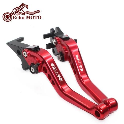 Leviers De Frein Et D'embrayage Courts,Accessoires Moto,Pour Suzuki Gsr 600 2006-2011 Gsr750 Gsr 750 2011-2018 Gsr400 2008-2012 - Type Red