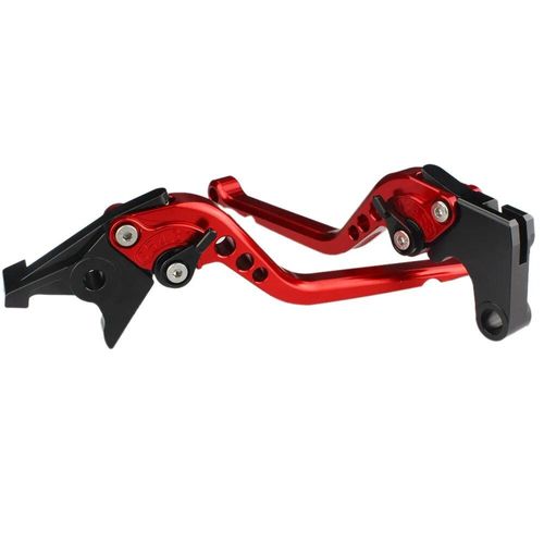 Pour Keeway Rkf 125 Cnc Moto Leviers D'embrayage De Frein Réglable En Aluminium Poignée D'embrayage Pour Keeway Rkf 125 Cc - Type Long Red
