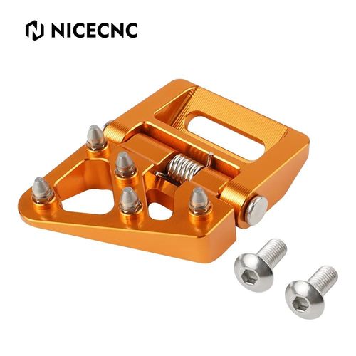 Nicecnc Pour Ktm Exc 300 Pédale De Frein Arrière Pliante Plaque De Pointe De Marche Exc-F 350 Sx 125 200 Sxf 250 Xc 400 500 Xcf Xcw Tpi 6d 2004-2023 - Type 2017-2023