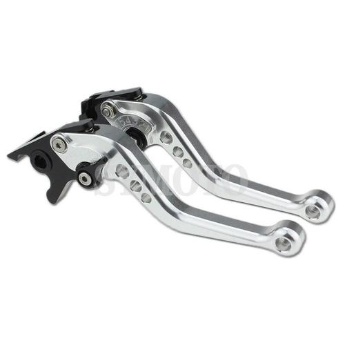 Leviers De Frein Et D'embrayage Pour Moto,Ajustables,Longs Et Courts,Pour Yamaha Mt 09/Sp 2021 2022 Xsr900 Xsr 900 Mt09 Mt-09 Tracer 900/9 Gt - Type Short Silver