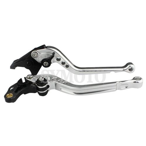 Leviers De Frein Et D'embrayage Pour Moto,Ajustables,Longs Et Courts,Pour Yamaha Mt 09/Sp 2021 2022 Xsr900 Xsr 900 Mt09 Mt-09 Tracer 900/9 Gt - Type Long Silver