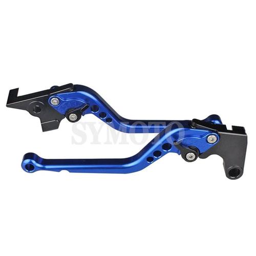 Leviers De Frein Et D'embrayage Pour Moto,Ajustables,Longs Et Courts,Pour Yamaha Mt 09/Sp 2021 2022 Xsr900 Xsr 900 Mt09 Mt-09 Tracer 900/9 Gt - Type Long Blue