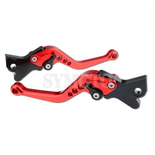 Leviers De Frein Et D'embrayage Pour Moto,Ajustables,Longs Et Courts,Pour Yamaha Mt 09/Sp 2021 2022 Xsr900 Xsr 900 Mt09 Mt-09 Tracer 900/9 Gt - Type Short Red