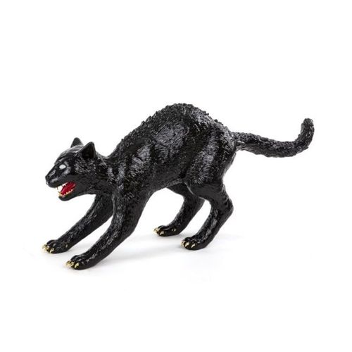Cujo The Cat Lampe À  Poser Led Sans Fl & Tactile Chat Résine L70cm