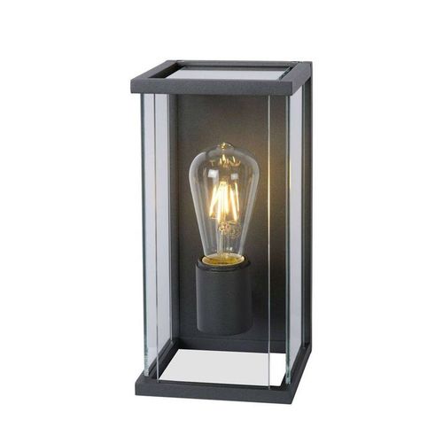 Claire Applique D'extérieur Avec Détecteur Métal & Verre H30cm