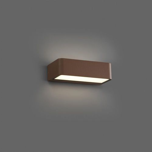 Takua Applique Murale D'extérieur Led Aluminium/Verre L20cm