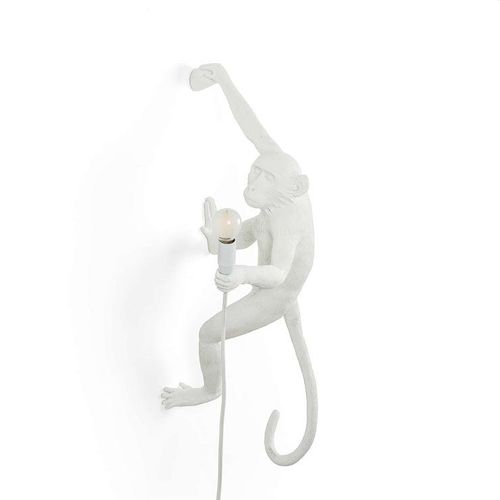 Monkey Applique Singe Accroché Droite H76,5cm