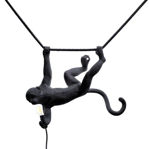 Monkey Suspension D'extérieur Singe Suspendu Résine L59cm