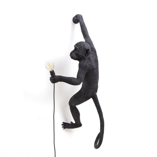 Monkey Applique D'extérieur Singe Accroché Droite H76,5cm