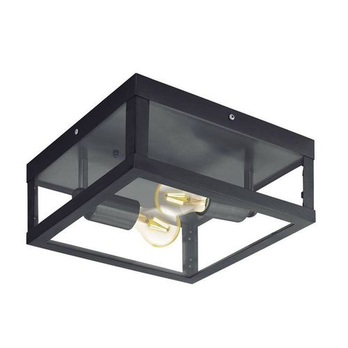 Alamonte Plafonnier D'extérieur 2 Lumières Métal L29cm