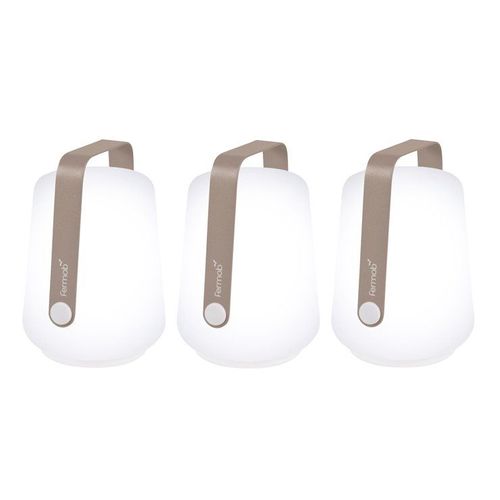 Balad Lot De 3 Lampes Nomades Led D'extérieur H12cm
