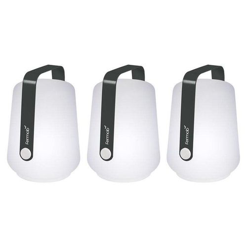Balad Lot De 3 Lampes Nomades Led D'extérieur H12cm